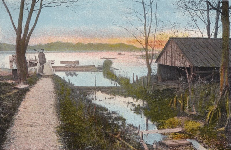Sportsmens Staithe ، Ormesby Broad بواسطة مصور انجليزى