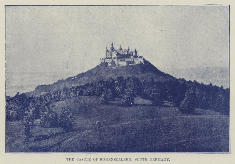 قلعة Hohenzollern ، جنوب ألمانيا بواسطة مصور انجليزى