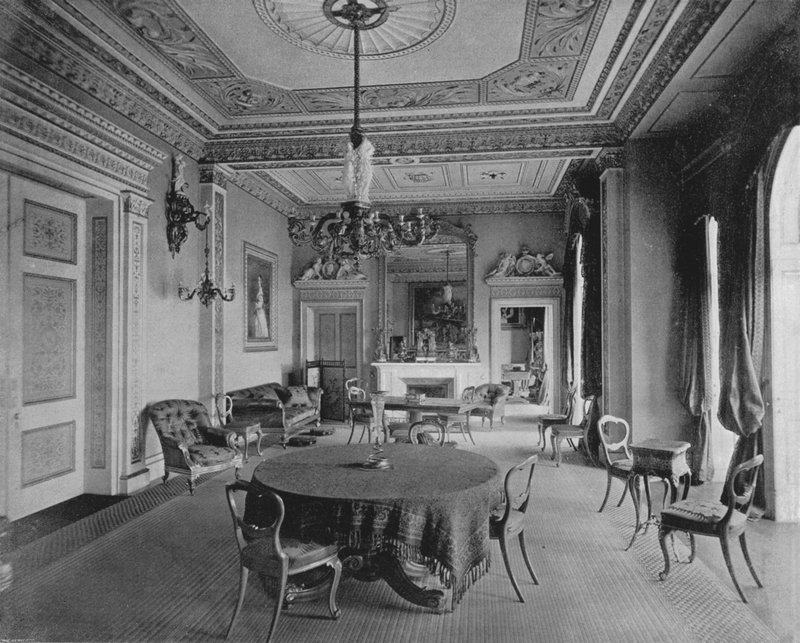 The Council Chamber at Osborne (b/w photo) بواسطة مصور انجليزى