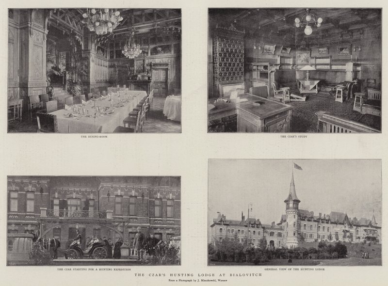 The Czars Hunting Lodge at Bialovitch بواسطة مصور انجليزى
