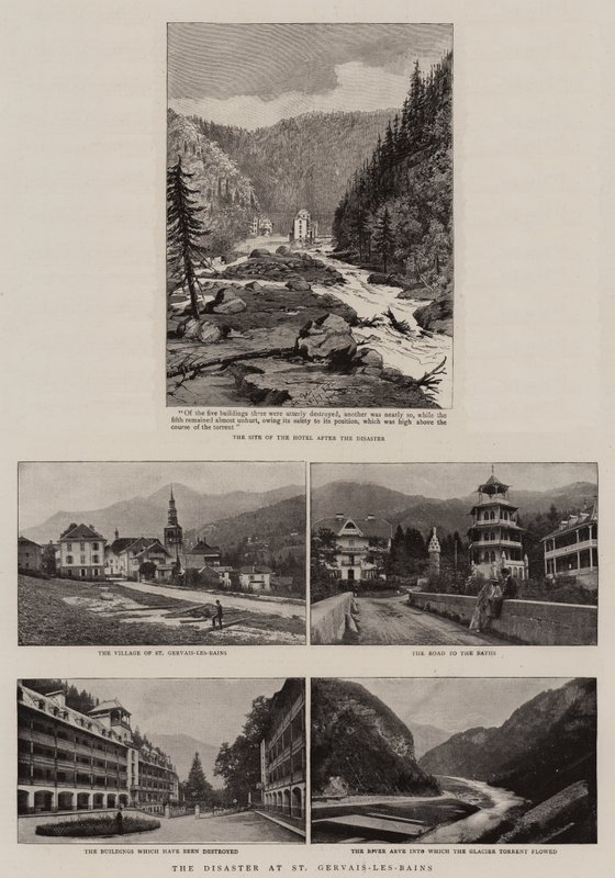 الكارثة في St Gervais-les-Bains بواسطة مصور انجليزى