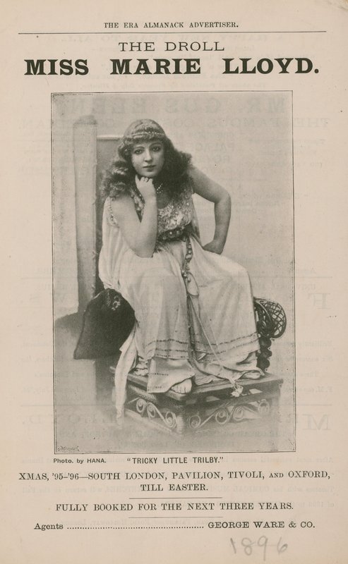 The Droll Miss Marie Lloyd بواسطة مصور انجليزى