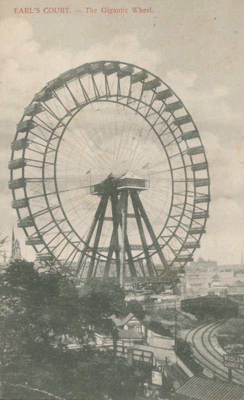 العجلة الضخمة ، إيرلز كورت ، لندن بواسطة مصور انجليزى