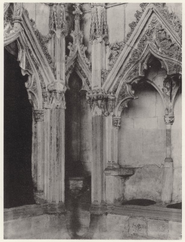 The Lady Chapel، Ely Cathedral: SE Corner (b / w photo) بواسطة مصور انجليزى