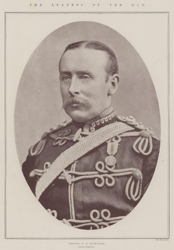 قادة CIV ، العقيد WH Mackinnon ، العقيد القائد بواسطة مصور انجليزى