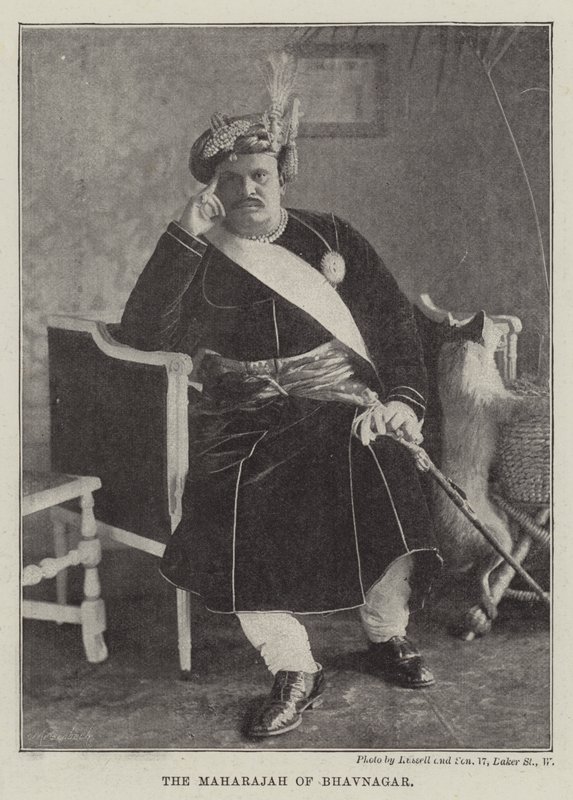 مهراجا بهافناغار بواسطة مصور انجليزى