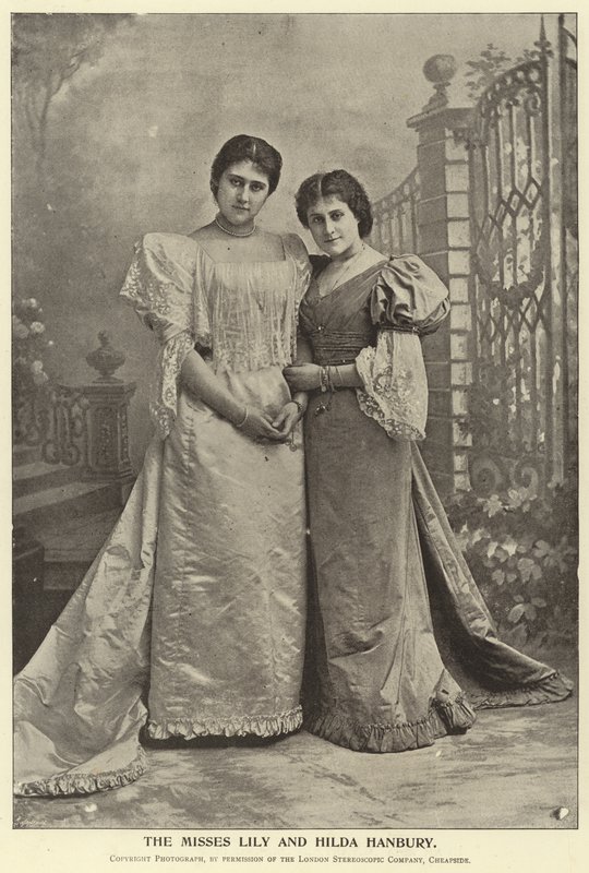 The Misses Lily and Hilda Hanbury بواسطة مصور انجليزى