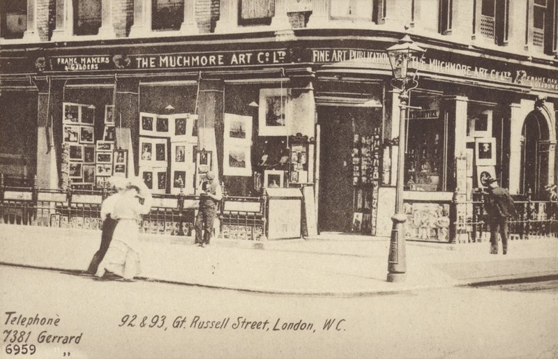 The Muchmore Art Co Ltd، 92 und 93، Great Russell Street، London، WC بواسطة مصور انجليزى
