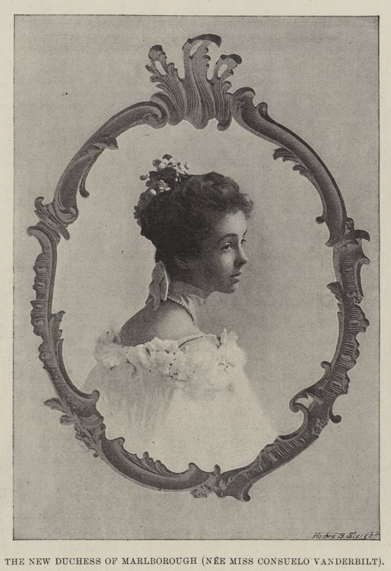 دوقة مارلبورو الجديدة (nee Miss Consuelo Vanderbilt) بواسطة مصور انجليزى