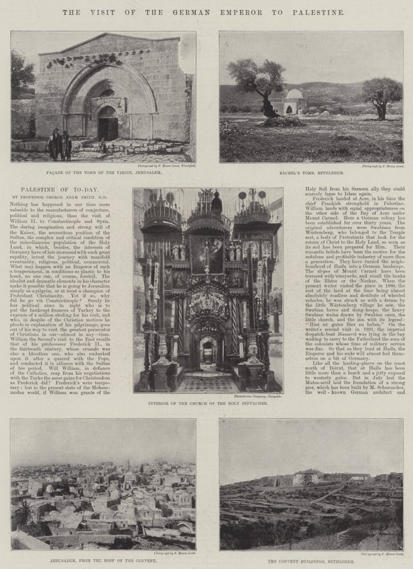زيارة الإمبراطور الألماني لفلسطين بواسطة مصور انجليزى