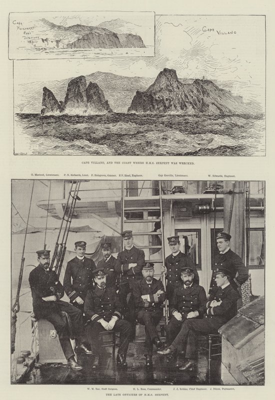 حطام السفينة HMS Serpent بواسطة مصور انجليزى