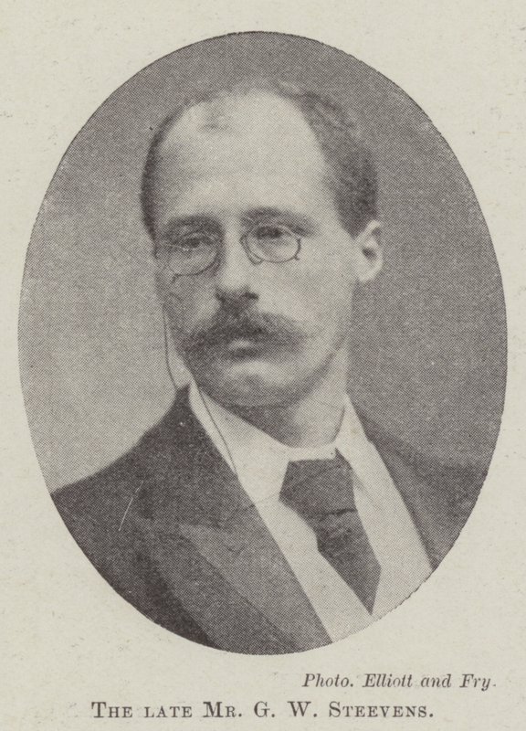الراحل السيد GW Steevens بواسطة مصور انجليزى