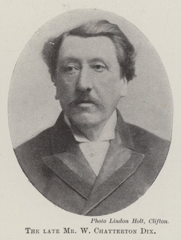 الراحل السيد W Chatterton Dix بواسطة مصور انجليزى