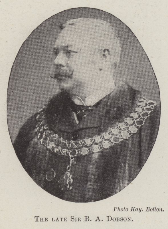 المرحوم السير BA Dobson بواسطة مصور انجليزى