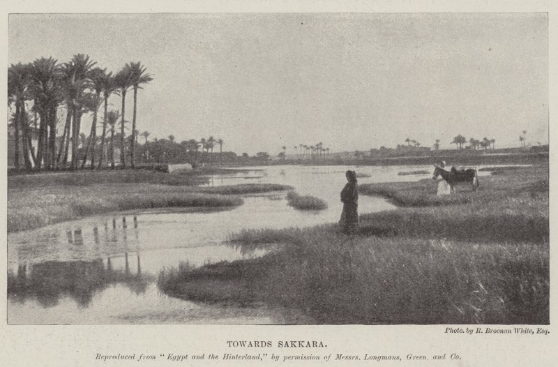 نحو سقارة بواسطة مصور انجليزى