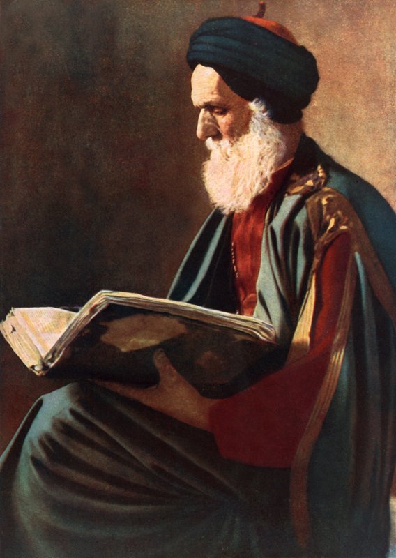 الحاخام التونسي (صورة ملونة) بواسطة مصور انجليزى