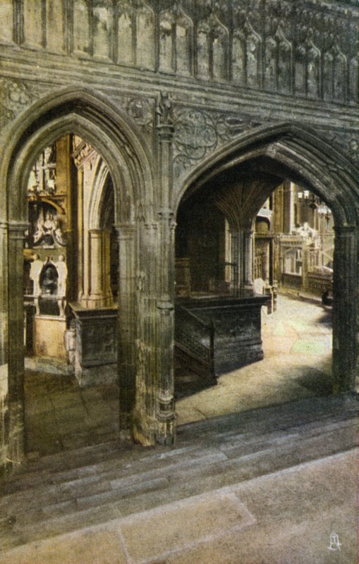 Vestibule to the Henry VII Chapel, Westminster Abbey, London (photo) بواسطة مصور انجليزى