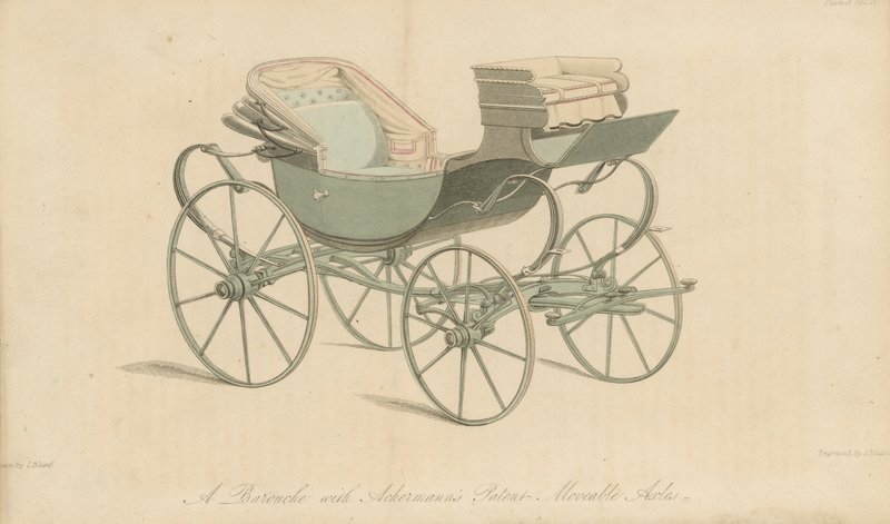 A Barouche with Ackermans Patent Movable Axles بواسطة مدرسة اللغة الإنجليزية