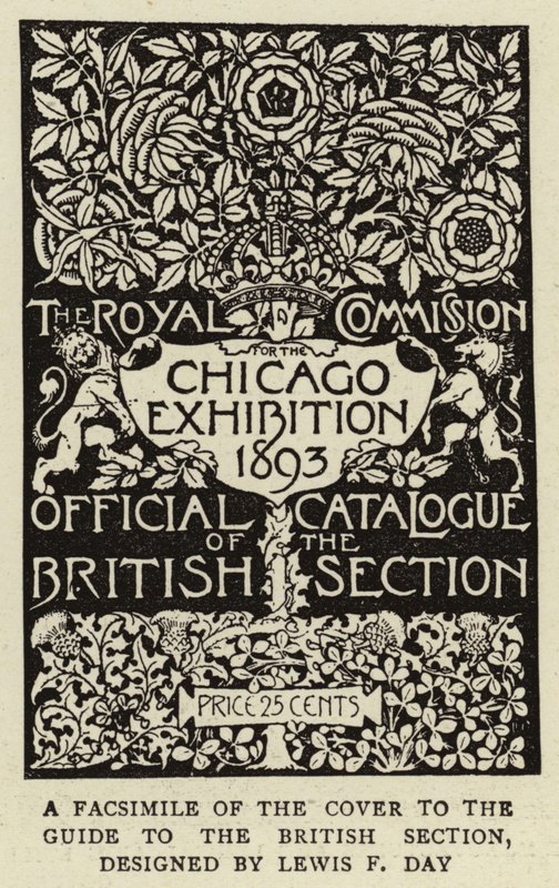 A Facsimile of the Cover to the guide to the British Section (engraving) بواسطة مدرسة اللغة الإنجليزية