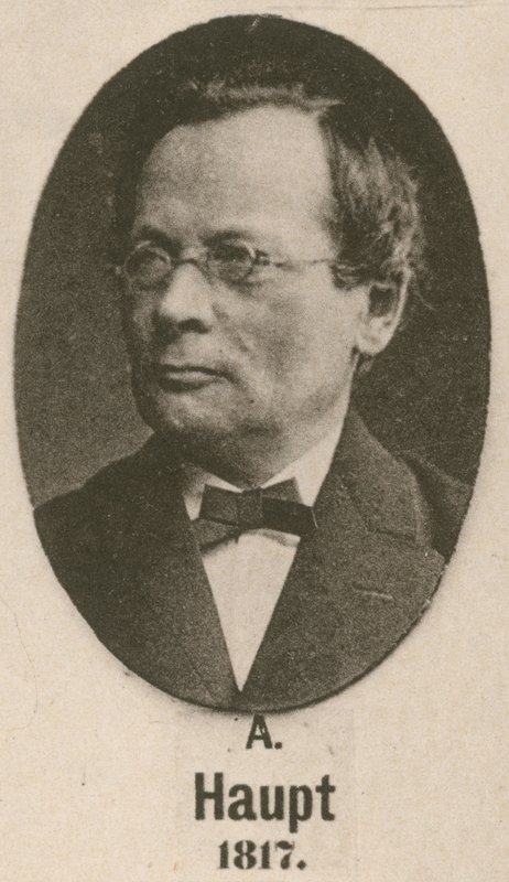 A. Haupt (النقش) بواسطة مدرسة اللغة الإنجليزية