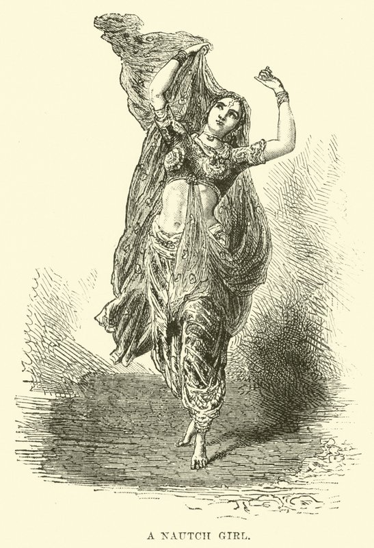 فتاة Nautch بواسطة مدرسة اللغة الإنجليزية