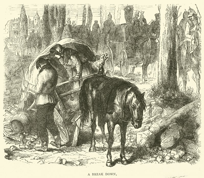 كسر ، نوفمبر 1870 بواسطة مدرسة اللغة الإنجليزية