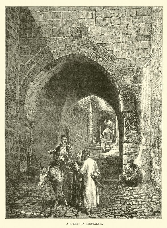 شارع في القدس بواسطة مدرسة اللغة الإنجليزية