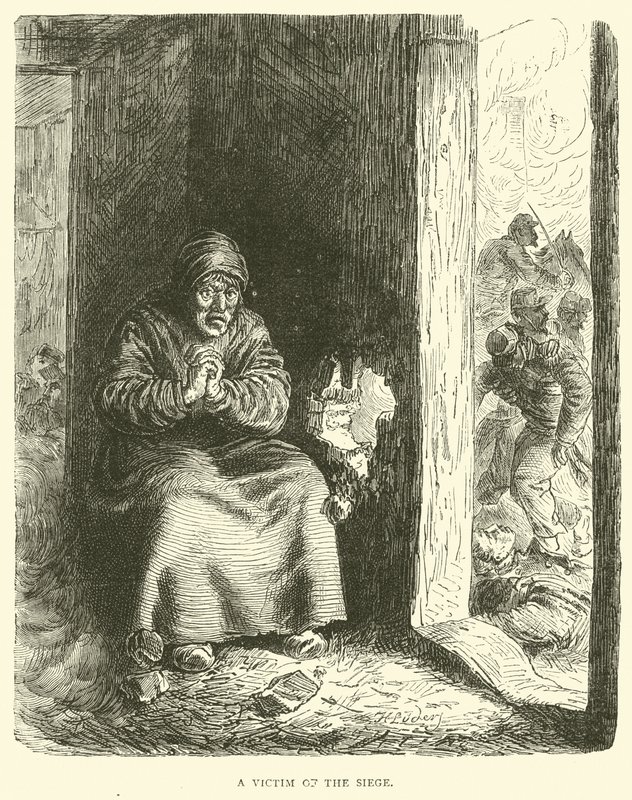 ضحية الحصار ، يناير 1871 بواسطة مدرسة اللغة الإنجليزية