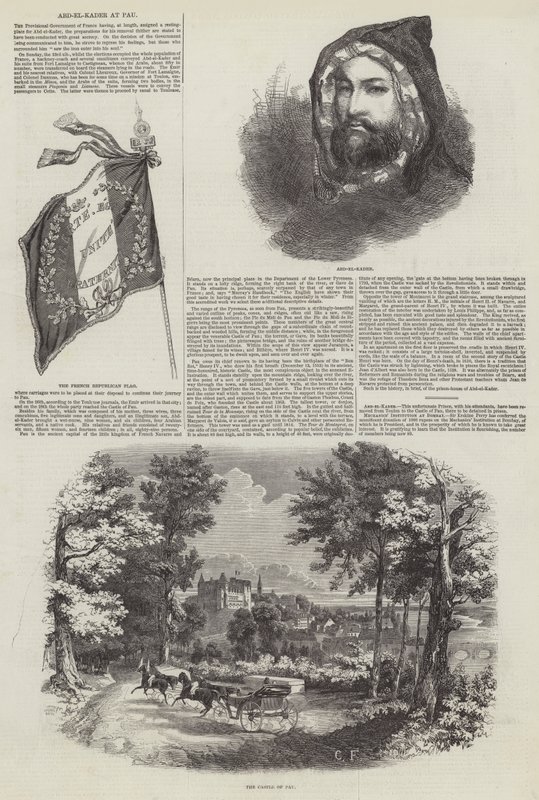 Abd-el-Kader at Pau (engraving) بواسطة مدرسة اللغة الإنجليزية