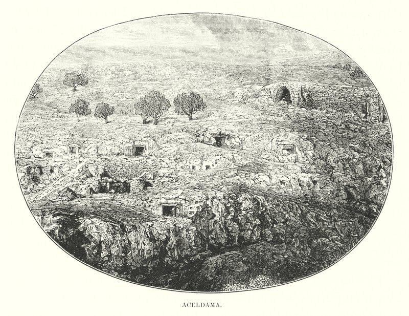 Aceldama (engraving) بواسطة مدرسة اللغة الإنجليزية