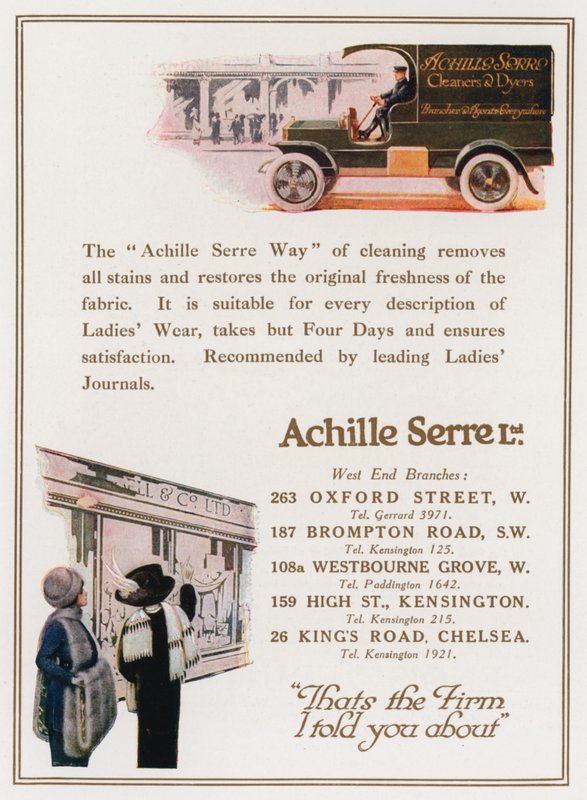Achille Serre والمنظفات والصباغة بواسطة مدرسة اللغة الإنجليزية