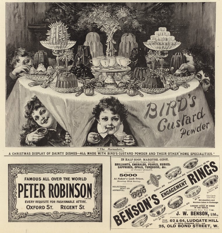 انتشر الإعلان من The Graphic Christmas Number 1897 بواسطة مدرسة اللغة الإنجليزية