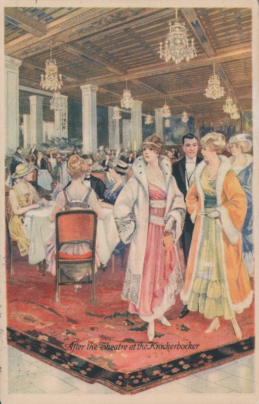 بعد المسرح في Knickerbocker بواسطة مدرسة اللغة الإنجليزية