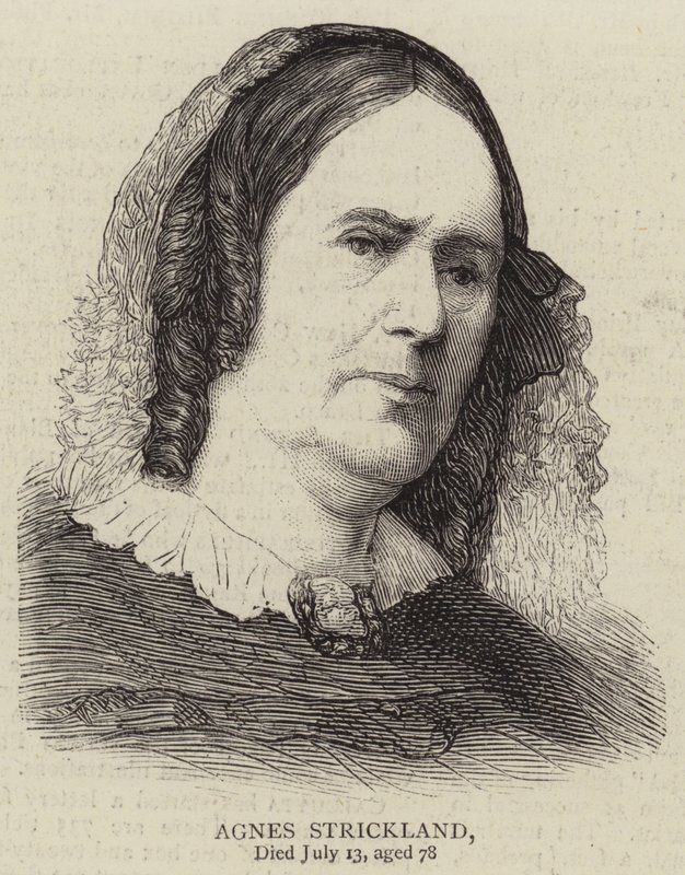 Agnes Strickland (engraving) بواسطة مدرسة اللغة الإنجليزية