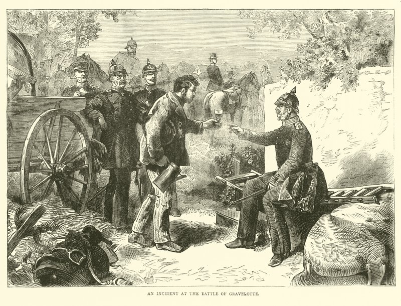 حادثة في معركة Gravelotte ، أغسطس 1870 بواسطة مدرسة اللغة الإنجليزية