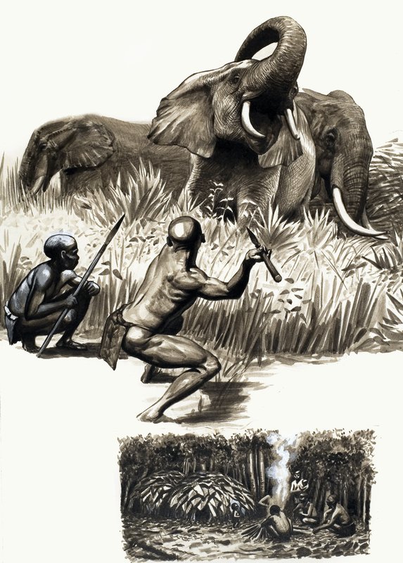 شعوب العالم القديم: Trappers of the Jungle بواسطة مدرسة اللغة الإنجليزية
