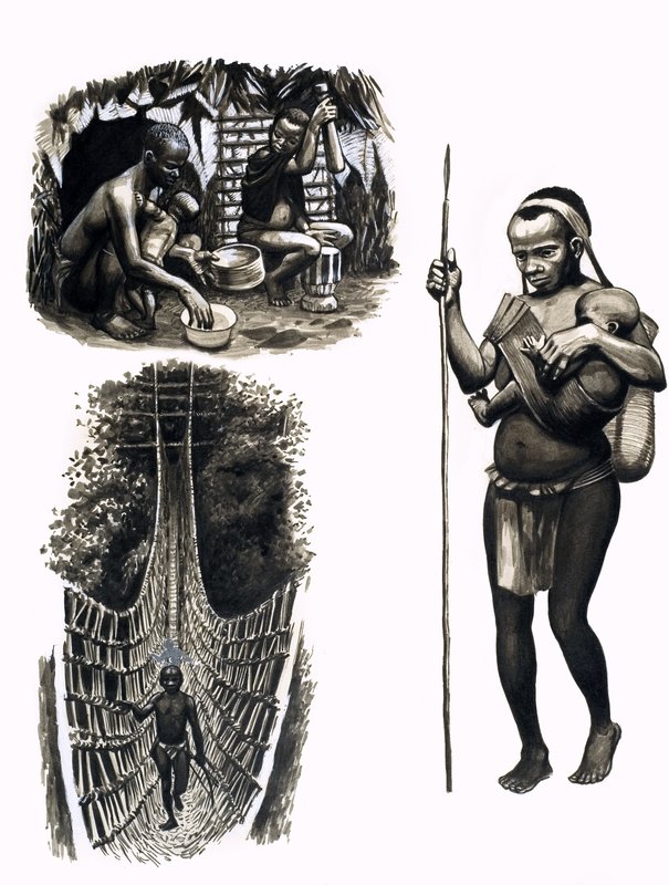 شعوب العالم القديم: Trappers of the Jungle بواسطة مدرسة اللغة الإنجليزية