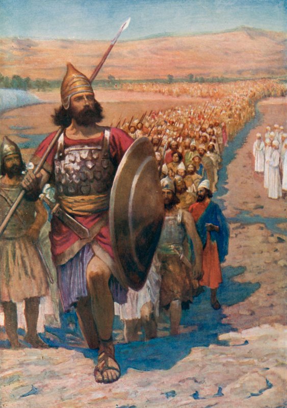 "قم ، اعبر هذا الأردن ، أنت وكل هذا الشعب ،" يشوع الأول 2 (لون ليثو) بواسطة مدرسة اللغة الإنجليزية