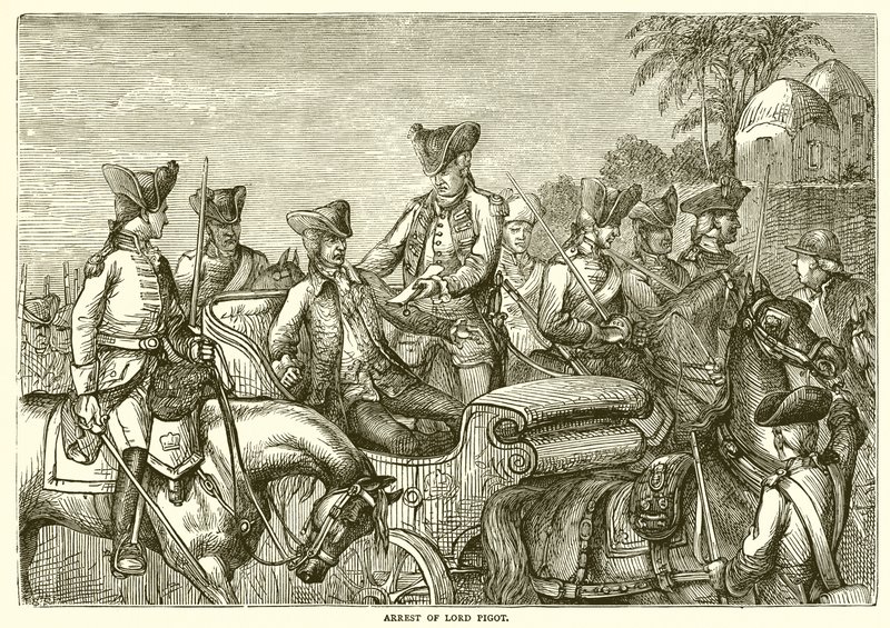اعتقال اللورد بيجوت (1776) بواسطة مدرسة اللغة الإنجليزية