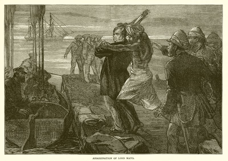 اغتيال اللورد مايو (1872) بواسطة مدرسة اللغة الإنجليزية