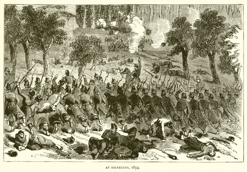 في Solferino ، 1859 بواسطة مدرسة اللغة الإنجليزية