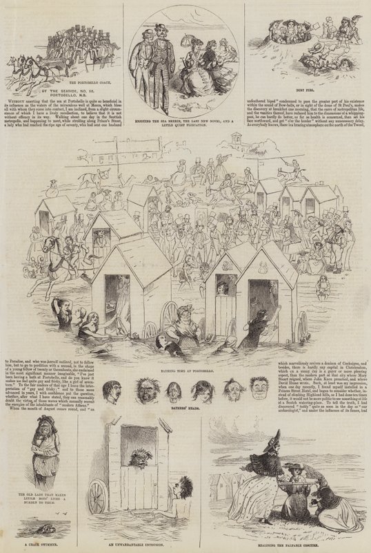At the Seaside (engraving) بواسطة مدرسة اللغة الإنجليزية