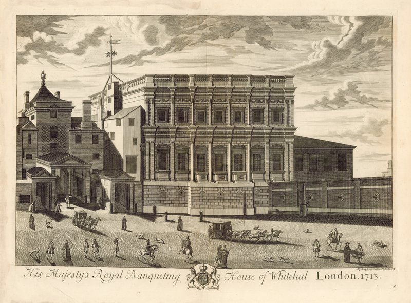 بيت الولائم ، وايتهول ، 1713 بواسطة مدرسة اللغة الإنجليزية