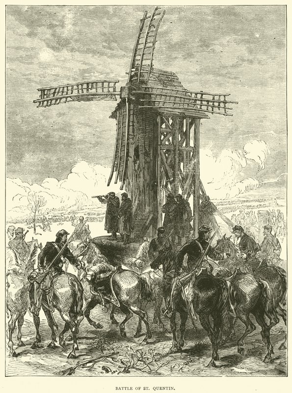 معركة سانت كوينتين ، يناير 1871 بواسطة مدرسة اللغة الإنجليزية