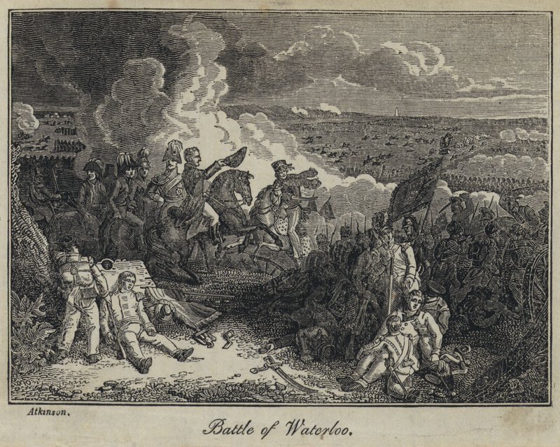 Battle of Waterloo (engraving) بواسطة مدرسة اللغة الإنجليزية