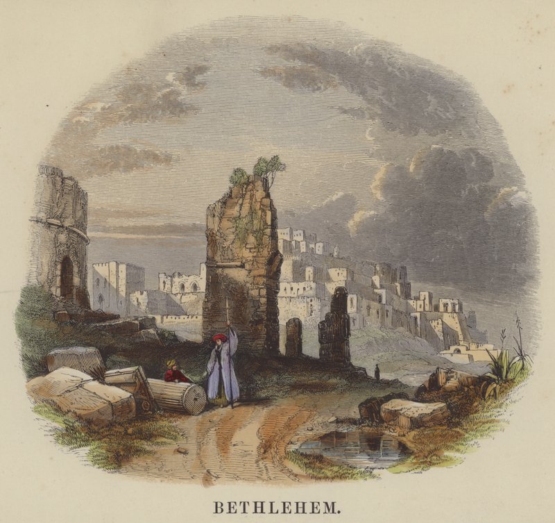 Bethlehem (coloured engraving) بواسطة مدرسة اللغة الإنجليزية