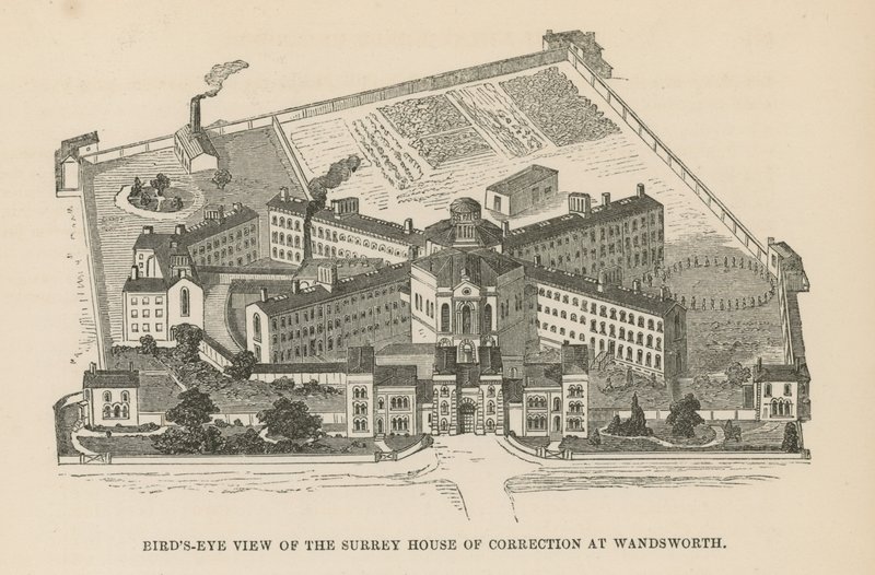 منظر عين الطيور من Surrey House of Correction بواسطة مدرسة اللغة الإنجليزية