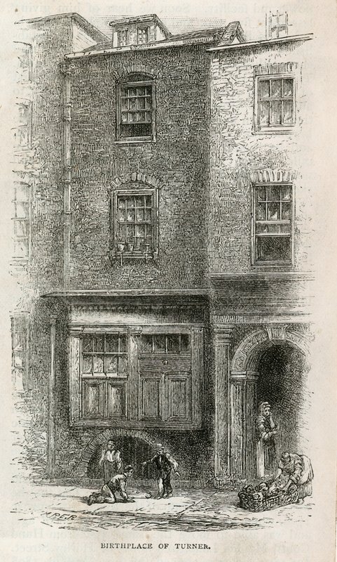 مسقط رأس JMW Turner في Maiden Lane بواسطة مدرسة اللغة الإنجليزية