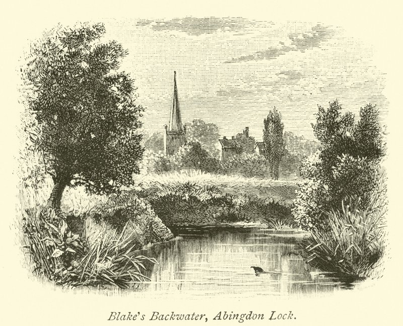 Blakes Backwater ، Abingdon Lock بواسطة مدرسة اللغة الإنجليزية