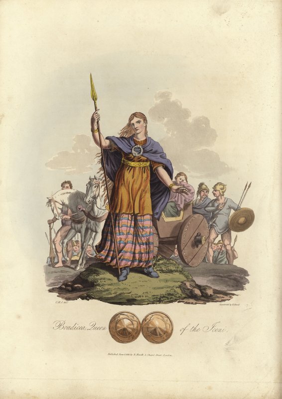 Boadicea ، ملكة Iceni بواسطة مدرسة اللغة الإنجليزية